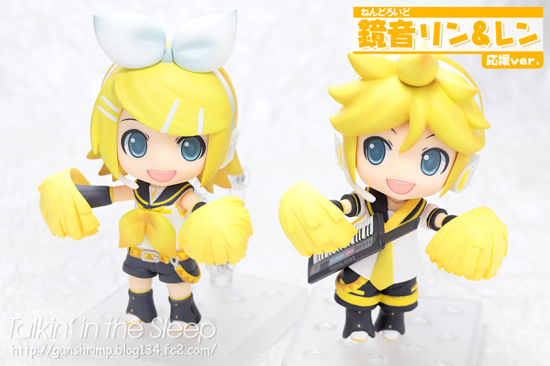ねんどろいど】鏡音リン、鏡音レン 応援ver. | talkin' in the sleep
